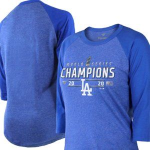 Los Angeles Dodgers Fanatics Branded Women's 2020 World Series Champions Shirt